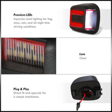 Load image into Gallery viewer, Nissan Titan 2007-2015 / Armada 2008-2015 / Frontier 2007-2021 / Xterra 2007-2015 / Suzuki Equator 2009-2012 White & Red Bar SMD LED License Plate Lights Clear Len