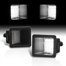Load image into Gallery viewer, Nissan Titan 2016-2019 / Titan XD 2016-2019 White SMD LED License Plate Lights Clear Len