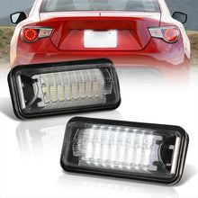 Load image into Gallery viewer, Toyota 86 Scion FR-S 2013-2020 / Subaru BRZ 2013-2020 White SMD LED License Plate Lights Clear Len