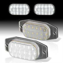Load image into Gallery viewer, Lexus LX450 1996-1998 / Toyota FJ Cruiser XJ10 2007-2014 / Land Cruiser FJ80 1991-1997 White SMD LED License Plate Lights Clear Len