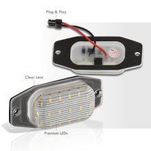 Load image into Gallery viewer, Lexus LX450 1996-1998 / Toyota FJ Cruiser XJ10 2007-2014 / Land Cruiser FJ80 1991-1997 White SMD LED License Plate Lights Clear Len