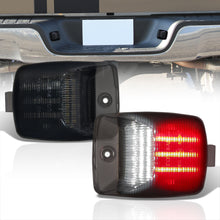 Load image into Gallery viewer, Toyota Tacoma 2005-2015 / Tundra 2000-2013 White & Red LED License Plate Lights Smoke Len