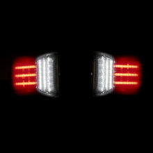 Load image into Gallery viewer, Toyota Tacoma 2005-2015 / Tundra 2000-2013 White & Red LED License Plate Lights Smoke Len