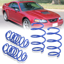 Load image into Gallery viewer, Ford Mustang 1979-2004 (Non Cobra) Lowering Springs Blue (Front ~1.5&quot; / Rear ~1.5&quot;)
