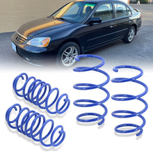 Load image into Gallery viewer, Honda Civic 2001-2005 Lowering Springs Blue (Front ~2.0" / Rear ~2.0")