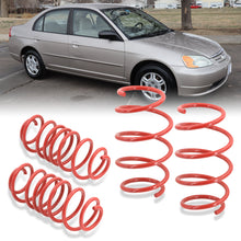 Load image into Gallery viewer, Honda Civic 2001-2005 Lowering Springs Red (Front ~2.0" / Rear ~2.0")