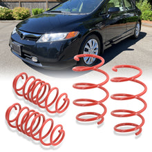 Load image into Gallery viewer, Honda Civic 2006-2011 Lowering Springs Red (Front ~1.5" / Rear ~1.5")