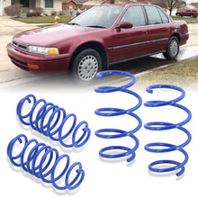 Load image into Gallery viewer, Honda Accord 1990-1997 Lowering Springs Blue (1990-1993 Front ~2.1&quot; / Rear ~1.7&quot;) (1994-1997 Front ~ 2&quot; / Rear ~ 1.4&quot;)
