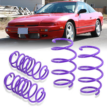 Load image into Gallery viewer, Nissan 240SX S13 1989-1994 Lowering Springs Purple (Front ~1.5" / Rear ~1.2")