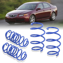 Load image into Gallery viewer, Acura TL 2004-2008 / Honda Accord V6 2003-2007 Lowering Springs Blue (TL Front ~0.6" / Rear ~0.7")(Accord Front ~1.8" / Rear ~1.5")