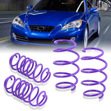 Load image into Gallery viewer, Hyundai Genesis Coupe 2010-2016 Lowering Springs Purple (Front ~1.5" / Rear ~1.2")