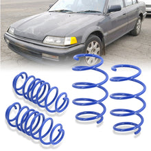 Load image into Gallery viewer, Honda Civic 1988-1991 / CRX 1988-1991 Lowering Springs Blue (Front ~2.5&quot; / Rear ~2.25&quot;)
