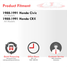 Load image into Gallery viewer, Honda Civic 1988-1991 / CRX 1988-1991 Lowering Springs Red (Front ~2.5&quot; / Rear ~2.25&quot;)
