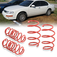 Load image into Gallery viewer, Nissan Maxima 1995-1999 Lowering Springs Red (Front ~2.25&quot; / Rear ~2.0&quot;)
