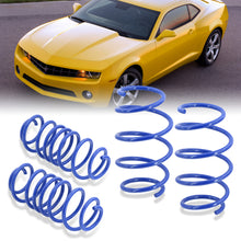 Load image into Gallery viewer, Chevy Camaro 3.6L V6 2010-2015 3.6L V6 Lowering Springs Blue (Front ~1.0" / Rear ~1.3")