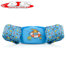 Load image into Gallery viewer, Kids Swim Float Life Jacket Vest with Arm Bands (20-50 LBS) Blue Crocodile