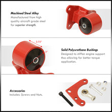 Load image into Gallery viewer, Honda Civic 1992-1995 / Acura Integra 1994-2001 B-Series Cable To Hydraulic Engine Motor Mount Red