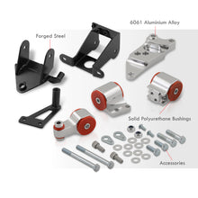 Load image into Gallery viewer, Honda Civic SI 2006-2011 Engine Motor Mount Silver with Red Polyurethane Bushings