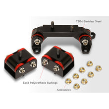 Load image into Gallery viewer, Subaru WRX 2002-2014 / STI 2004-2020 Engine & Transmission Motor Mount Black with Red Polyurethane Bushing