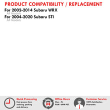 Load image into Gallery viewer, Subaru WRX 2002-2014 / STI 2004-2020 Engine & Transmission Motor Mount Black with Red Polyurethane Bushing