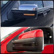 Load image into Gallery viewer, Ford F150 2009-2014 / Raptor 2010-2014 Front Amber LED Side Mirror Signal Marker Lights Smoke Len
