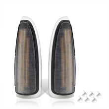 Load image into Gallery viewer, Ford F250 F350 F450 F550 F650 2003-2007 / Excursion 2000-2005 Front 2-in-1 Function LED Side Mirror Signal Marker Lights Clear Len
