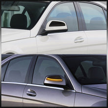 Load image into Gallery viewer, Mercedes C-Class W204 C300 C350 C63 2008-2012 / ML-Class W164 ML350 2008-2011 Front Amber Sequential LED Side Mirror Signal Marker Lights Smoke Len