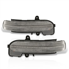 Load image into Gallery viewer, Mercedes C-Class W203 2001-2007 Front Amber Sequential LED Side Mirror Signal Marker Lights Clear Len