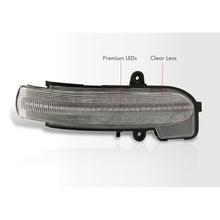 Load image into Gallery viewer, Mercedes C-Class W203 2001-2007 Front Amber Sequential LED Side Mirror Signal Marker Lights Clear Len