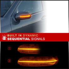 Load image into Gallery viewer, Mercedes C-Class W203 2001-2007 Front Amber Sequential LED Side Mirror Signal Marker Lights Clear Len

