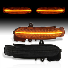 Load image into Gallery viewer, Mercedes C-Class W203 2001-2007 Front Amber Sequential LED Side Mirror Signal Marker Lights Smoke Len
