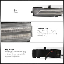Load image into Gallery viewer, Dodge RAM 1500 2019-2022 Front Amber Sequential LED Side Mirror Signal Marker Lights Clear Len (Models With Turn Signal Lights & Will Not Fit Models With Towing Mirrors)