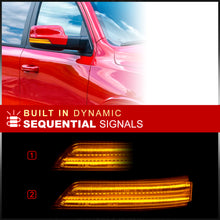 Load image into Gallery viewer, Dodge RAM 1500 2019-2022 Front Amber Sequential LED Side Mirror Signal Marker Lights Smoke Len (Models With Turn Signal Lights & Will Not Fit Models With Towing Mirrors)