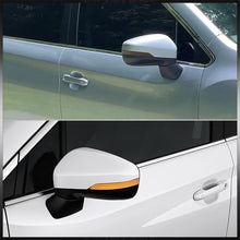 Load image into Gallery viewer, Subaru Ascent 2019-2022 / Crosstrek 2018-2022 / Forester 2019-2022 / Impreza 2017-2022 / Legacy 2018-2022 / Outback 2018-2022 Front Amber Sequential LED Side Mirror Signal Marker Lights Smoke Len