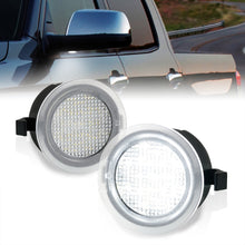 Load image into Gallery viewer, Toyota Tundra 2007-2021 / Sequoia 2008-2022 Front White LED Side Mirror Puddle Lights Clear Len (Models with OEM Equipped Side Mirror Puddle Lights Only)