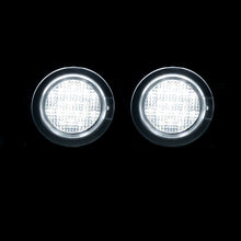 Load image into Gallery viewer, Toyota Tundra 2007-2021 / Sequoia 2008-2022 Front White LED Side Mirror Puddle Lights Clear Len (Models with OEM Equipped Side Mirror Puddle Lights Only)