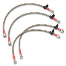 Load image into Gallery viewer, Honda Prelude 1997-2001 Stainless Steel Braided Oil Brake Lines Silver
