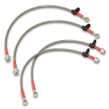 Load image into Gallery viewer, Honda Prelude 1997-2001 Stainless Steel Braided Oil Brake Lines Silver