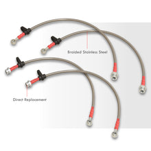 Load image into Gallery viewer, Honda Prelude 1997-2001 Stainless Steel Braided Oil Brake Lines Silver