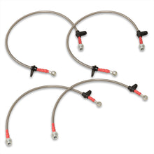 Load image into Gallery viewer, Honda Civic 1992-1995 / Del Sol 1993-1997 / Acura Integra 1994-2001 Stainless Steel Braided Oil Brake Lines Silver (Models with Disc Only)