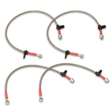 Load image into Gallery viewer, Honda Prelude 1992-1996 Stainless Steel Braided Oil Brake Lines Silver