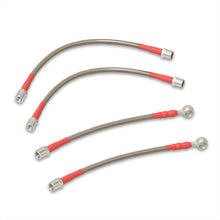 Load image into Gallery viewer, Audi A4 Quattro 2002-2009 / S4 2004-2009 Stainless Steel Braided Oil Brake Lines Silver
