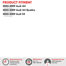 Load image into Gallery viewer, Audi A4 Quattro 2002-2009 / S4 2004-2009 Stainless Steel Braided Oil Brake Lines Red