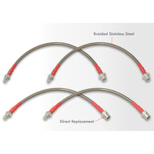 Load image into Gallery viewer, BMW 7-Series E38 1995-2001 Stainless Steel Braided Oil Brake Lines Silver