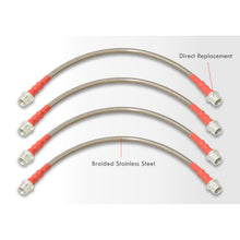 Load image into Gallery viewer, Porsche 911 996 Carrera 1998-2005 Stainless Steel Braided Oil Brake Lines Silver