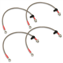 Load image into Gallery viewer, Toyota Celica GT 1994-1999 Stainless Steel Braided Oil Brake Lines Silver (Models with Rear Disc Only)