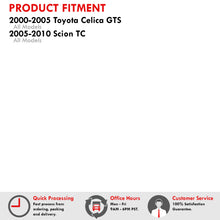 Load image into Gallery viewer, Toyota Celica GTS 2000-2005 / Scion TC 2005-2010 Stainless Steel Braided Oil Brake Lines Silver (Models with Rear Disc Only)