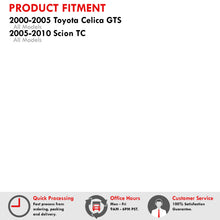 Load image into Gallery viewer, Toyota Celica GTS 2000-2005 / Scion TC 2005-2010 Stainless Steel Braided Oil Brake Lines Red (Models with Rear Disc Only)