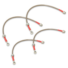 Load image into Gallery viewer, Mazda MX6 626 1993-1997 / Ford Probe GT V6 (Excl. GTS Models) 1993-1997 Stainless Steel Braided Oil Brake Lines Silver