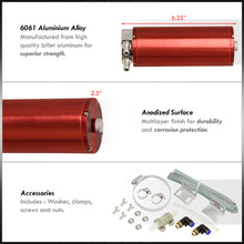 Load image into Gallery viewer, Universal 350ML Cylinder Oil Catch Can Tank 6.25"x3.25"x3.25" Red